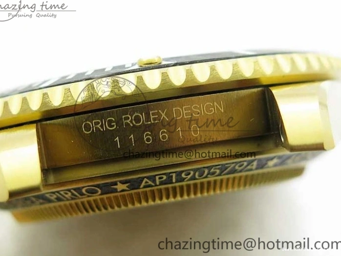 Good Copy Rolex Watches Skeleton Submariner on SA YG Edition Pirlo Project Bracelet Best 2981 YG Andrea VRF Popular 0108